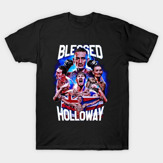 Max Blessed Holloway Vintage Style Rap T-Shirt by hony.white